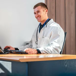 Arzt Sprechstunde Frau