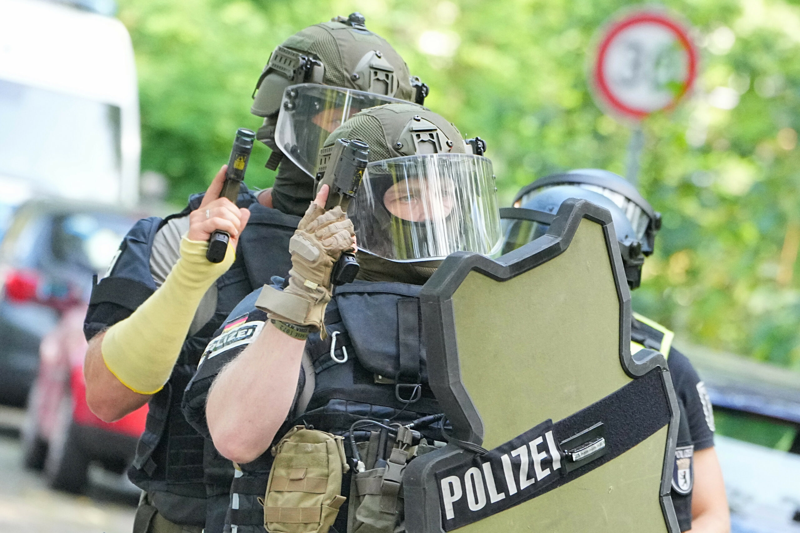 Beamte des SEK im Einsatz (Archivbild).