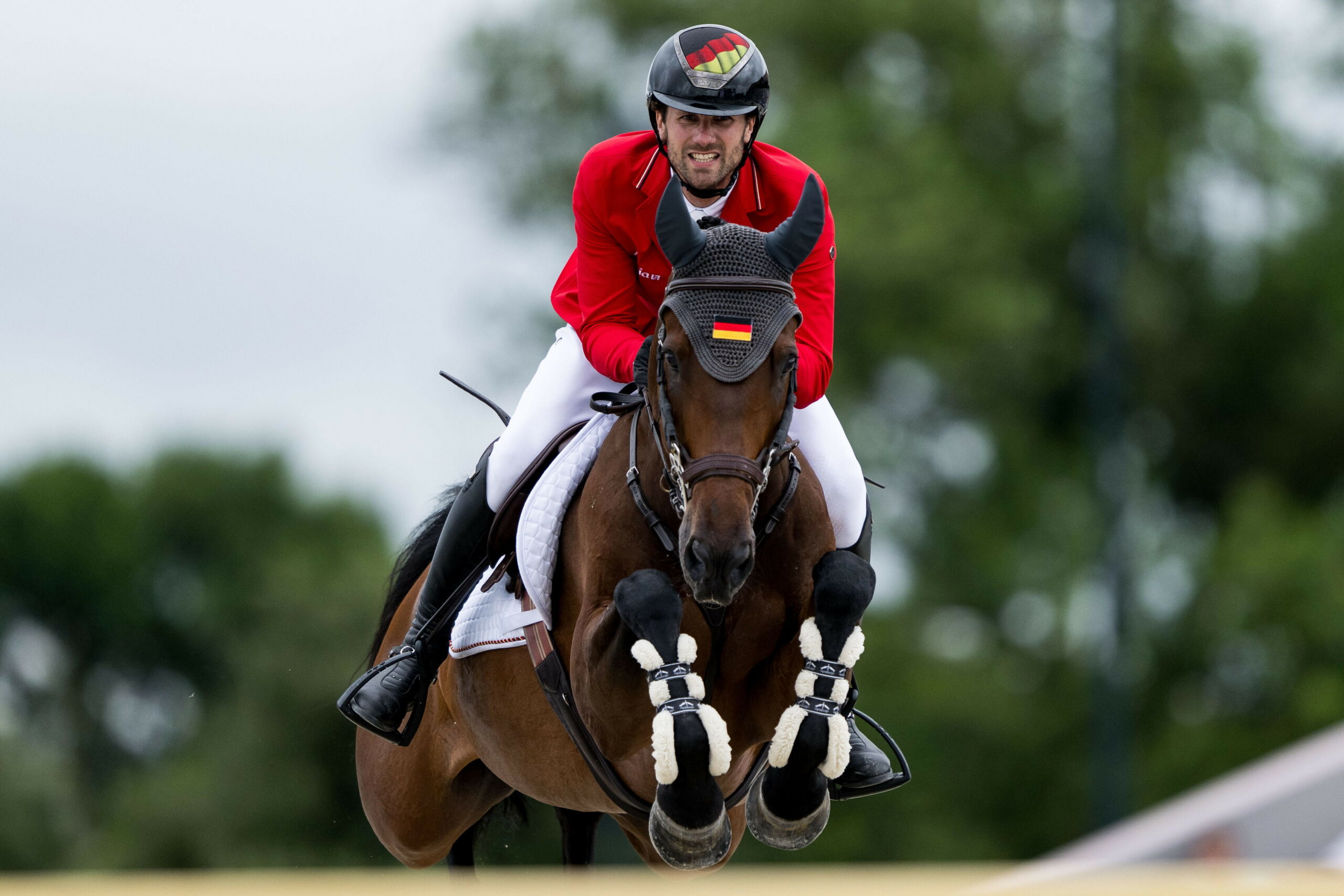 Christian Kukuk auf seiner Stute Just Be Gentle