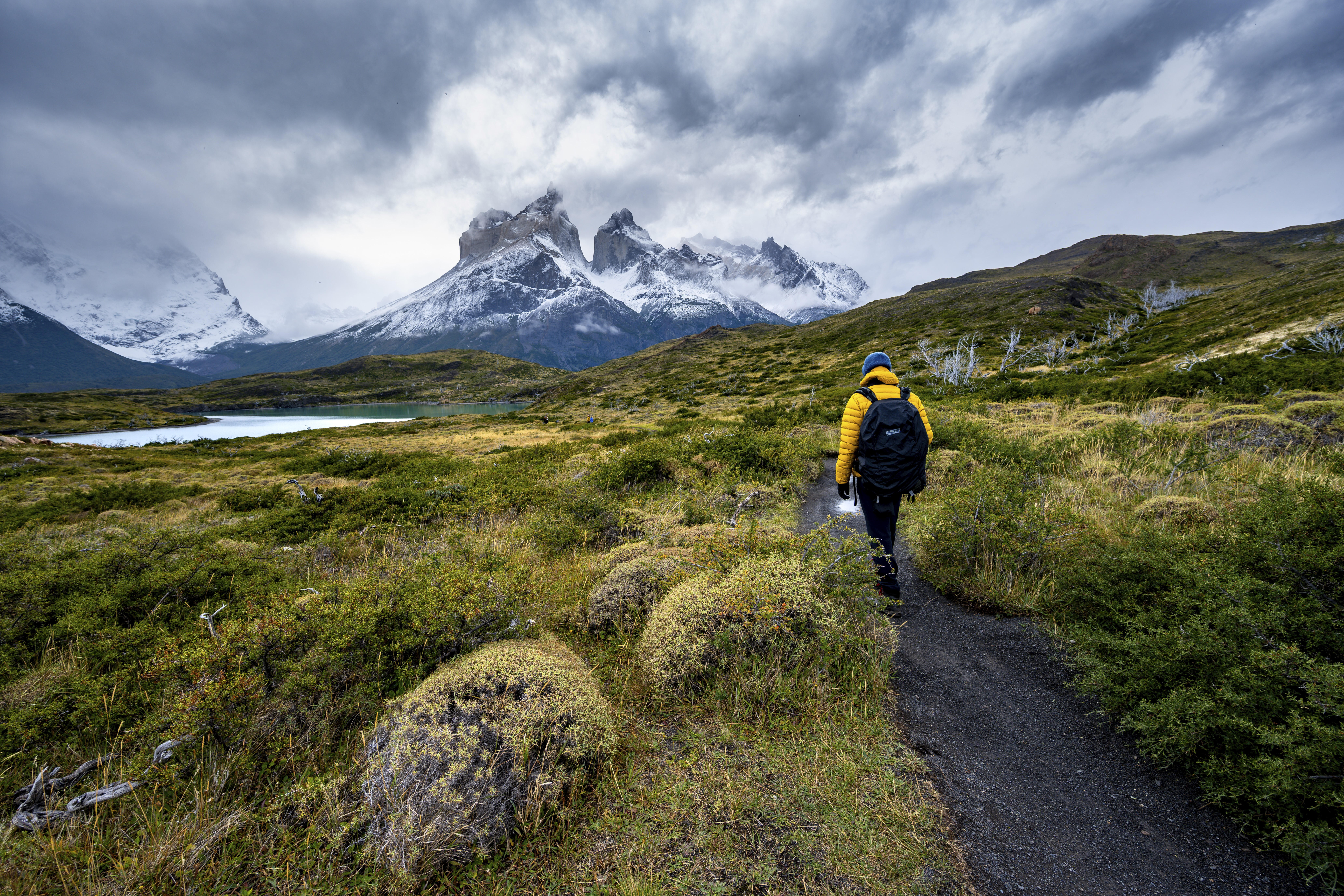 Wanderer im Nationalpark Torres del Paine in Chile (Symbolbild)