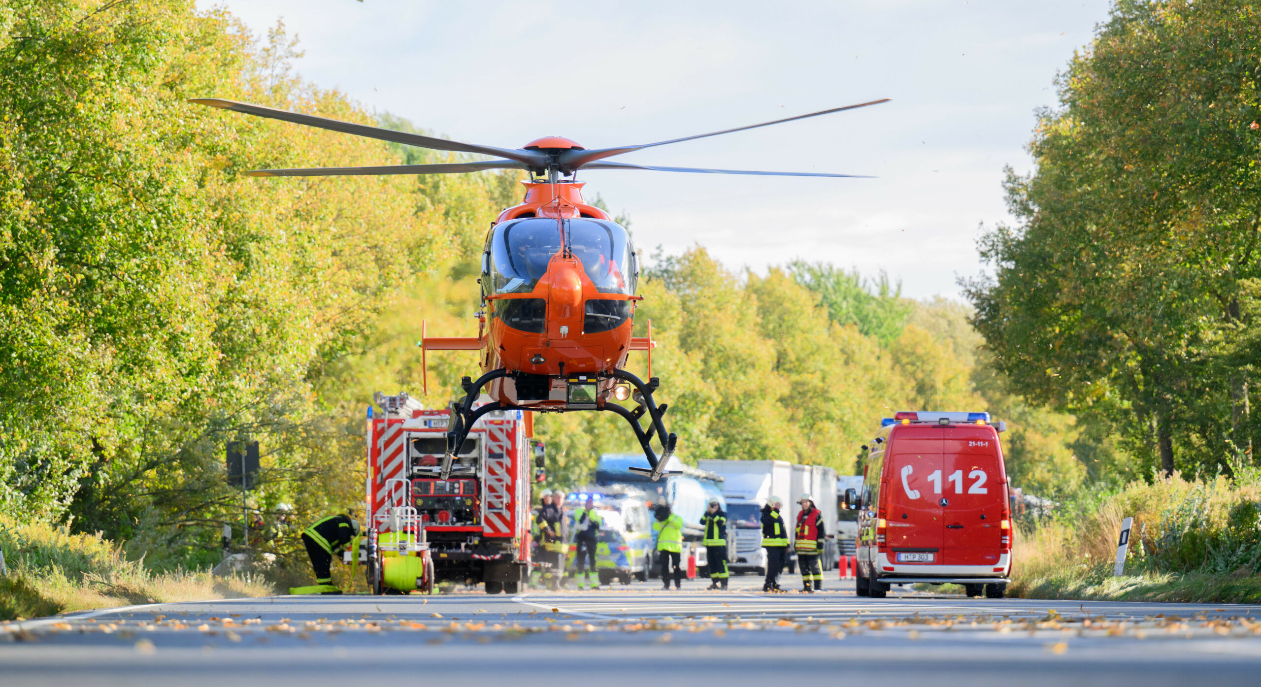 Auf Usedom wurde ein verletzter Mann per Rettungshubschrauber in eine Klinik gebracht. (Symbolbild)