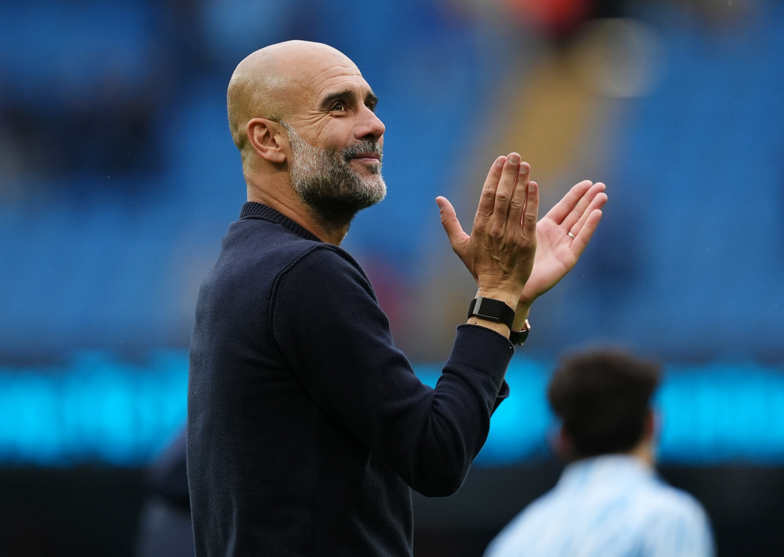 Pep Guardiola applaudiert