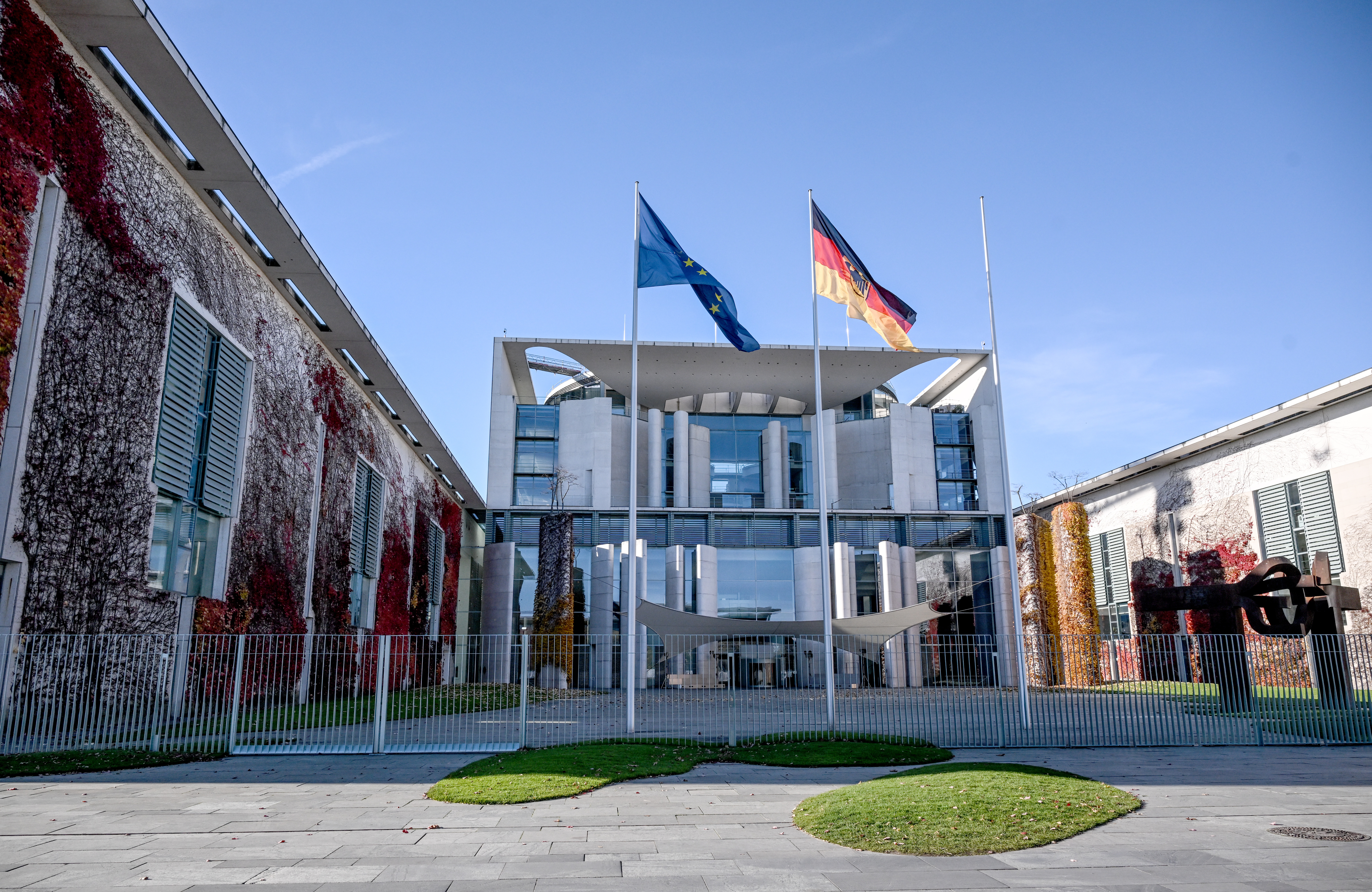 Die Fassade des Kanzleramts. (Archivbild)