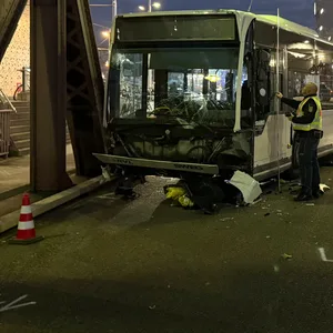Verunglückter Bus