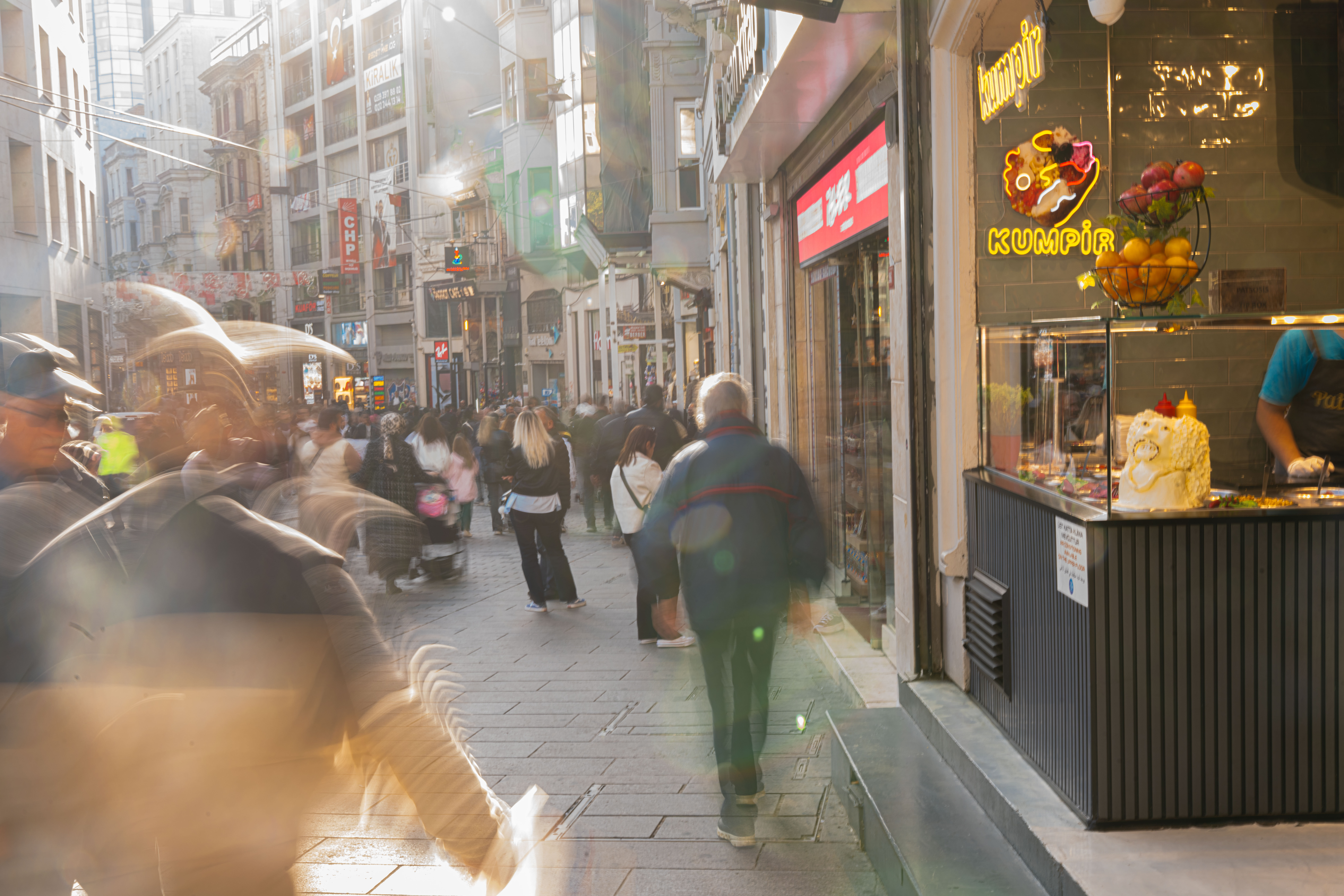 Die Istiklal-Straße in Istanbul.