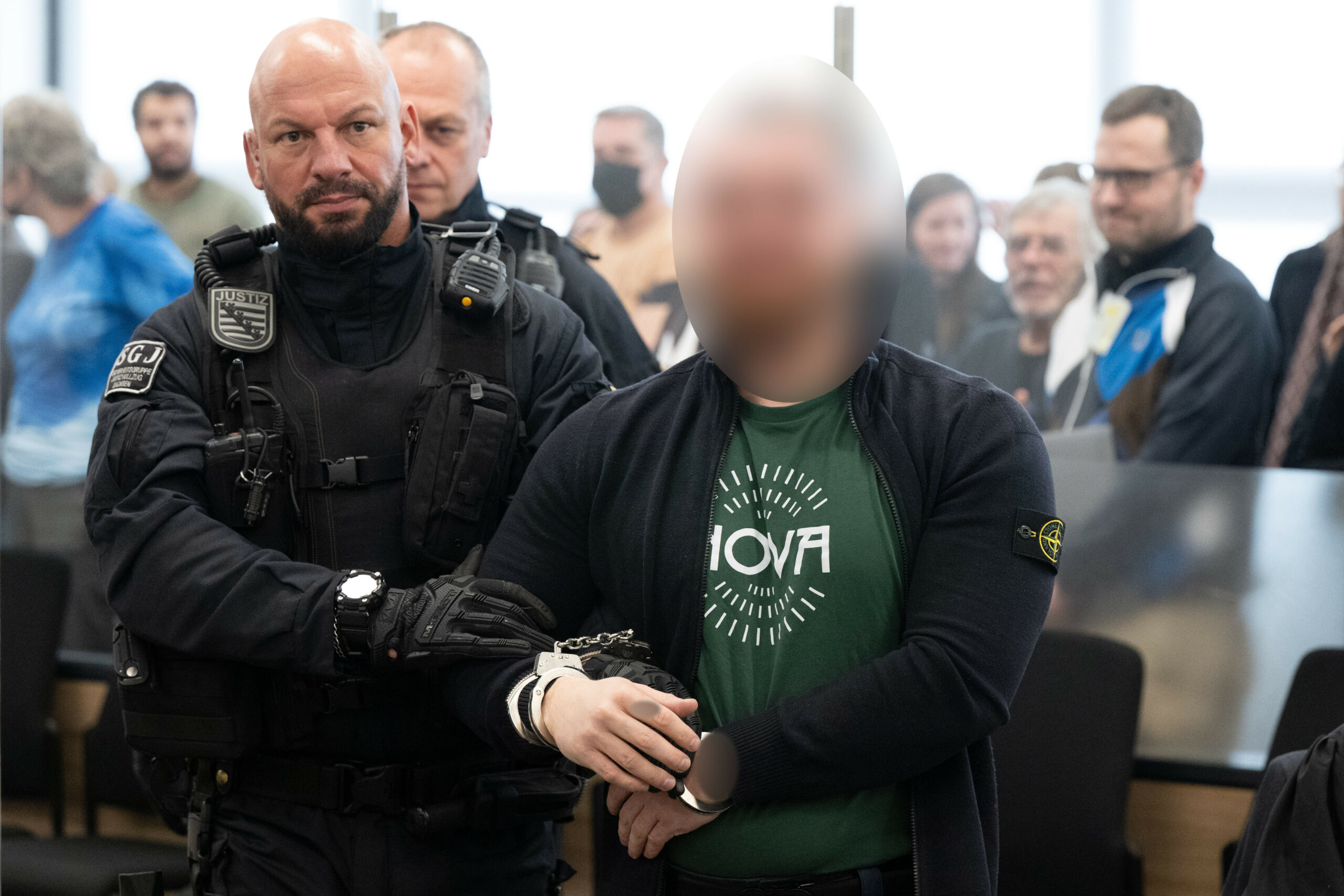 Der Angeklagte Johann G. im Gerichtssaal