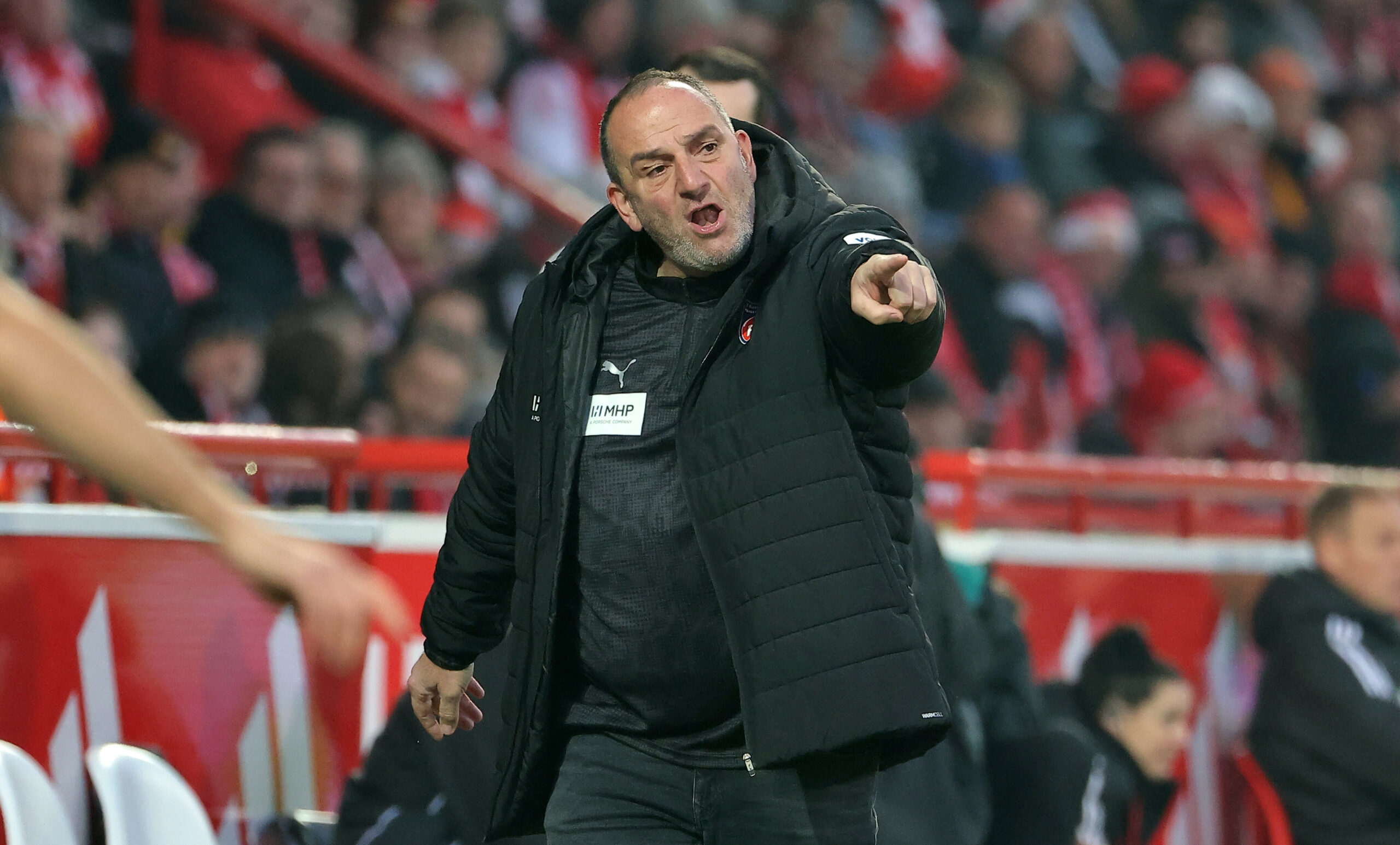 Heidenheim-Trainer Frank Schmidt in Berlin