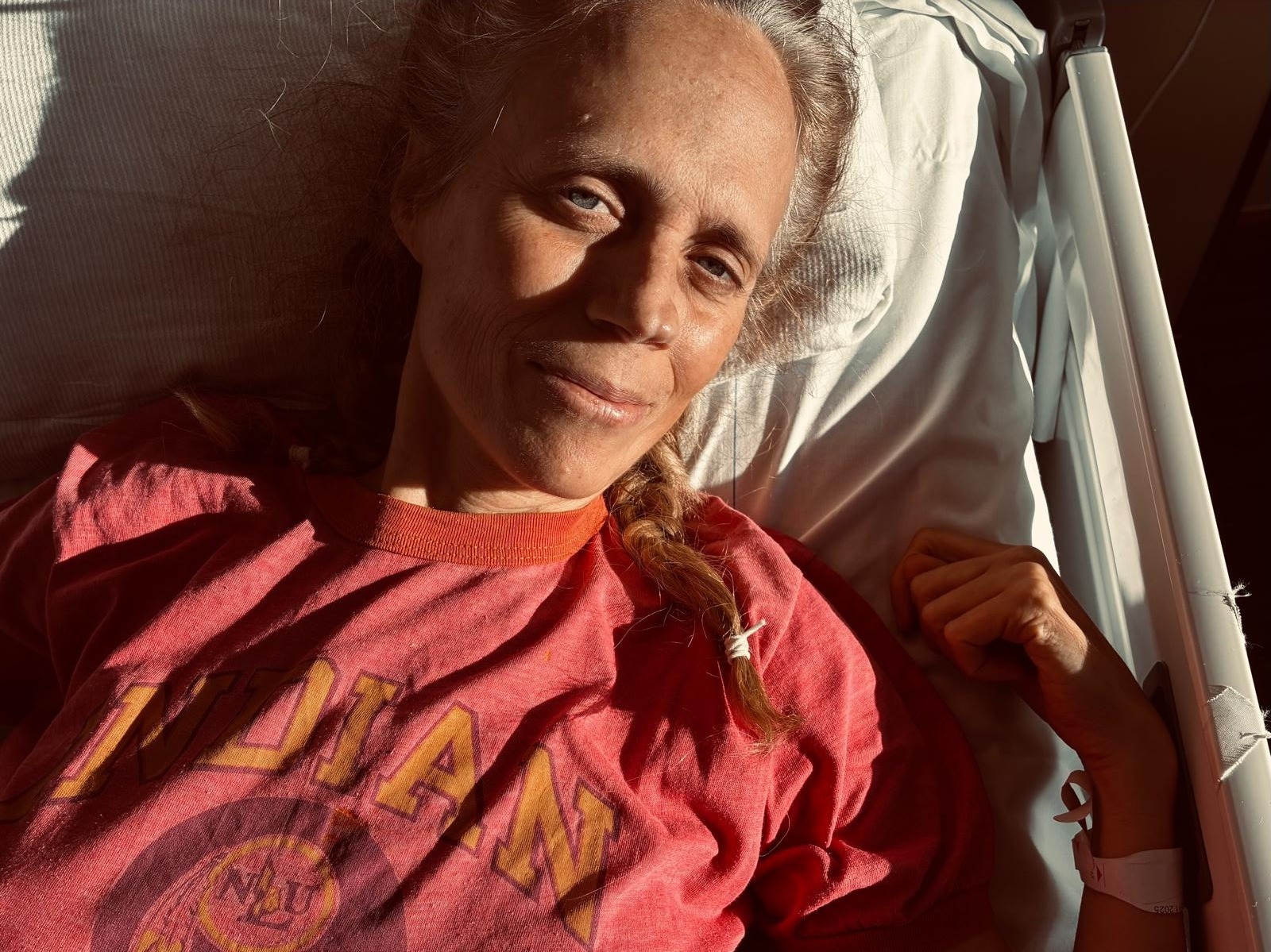 Maud Schock im Krankenhaus