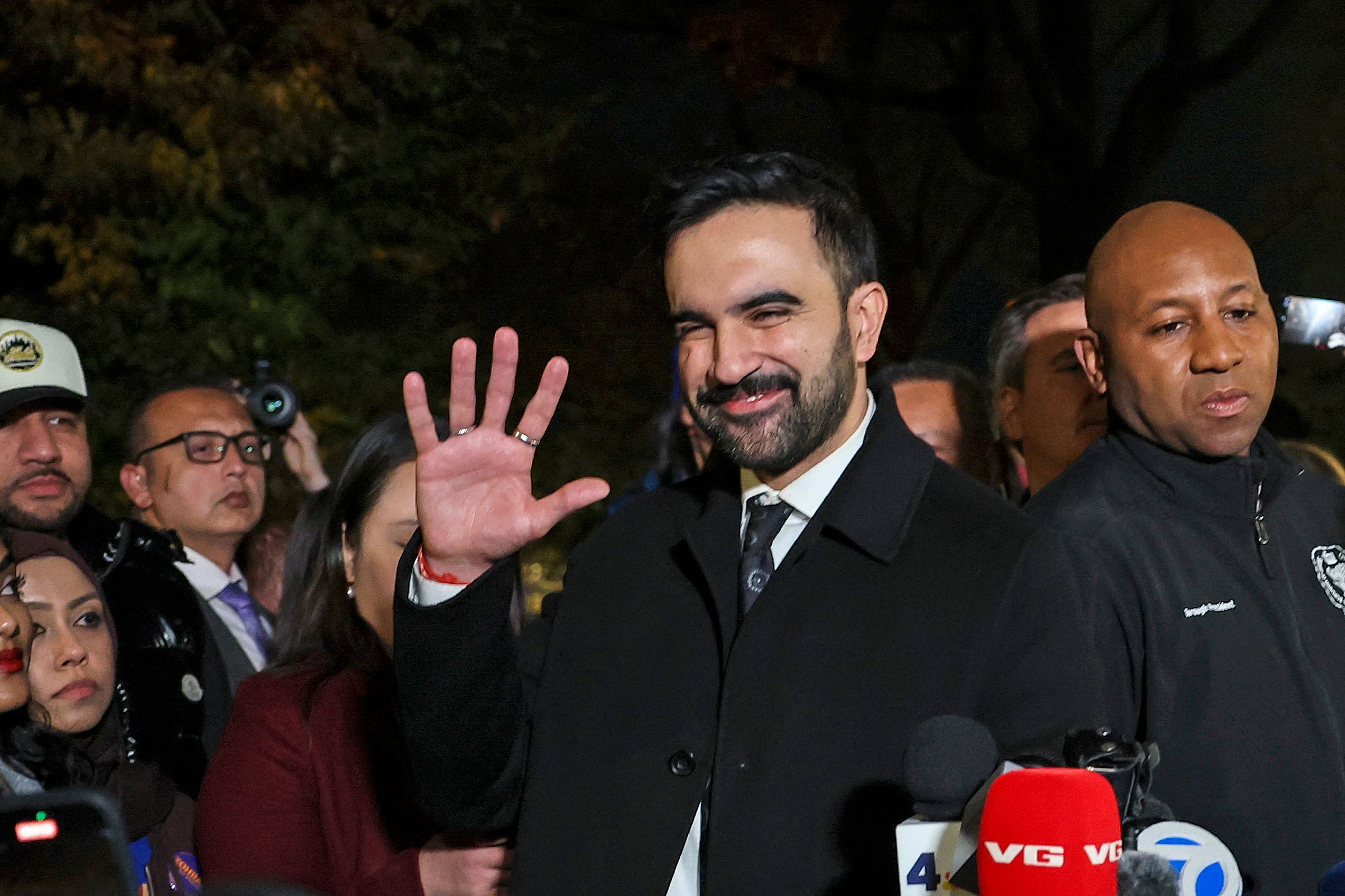 Der demokratische Bürgermeister-Kandidat Zohran Mamdani in New York.