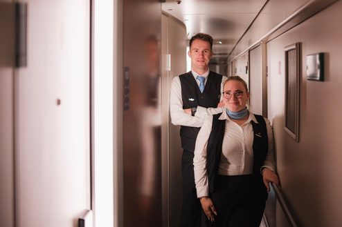 Die ganze Reise an Ihrer Seite: Das Personal sorgt für Ihren Komfort.