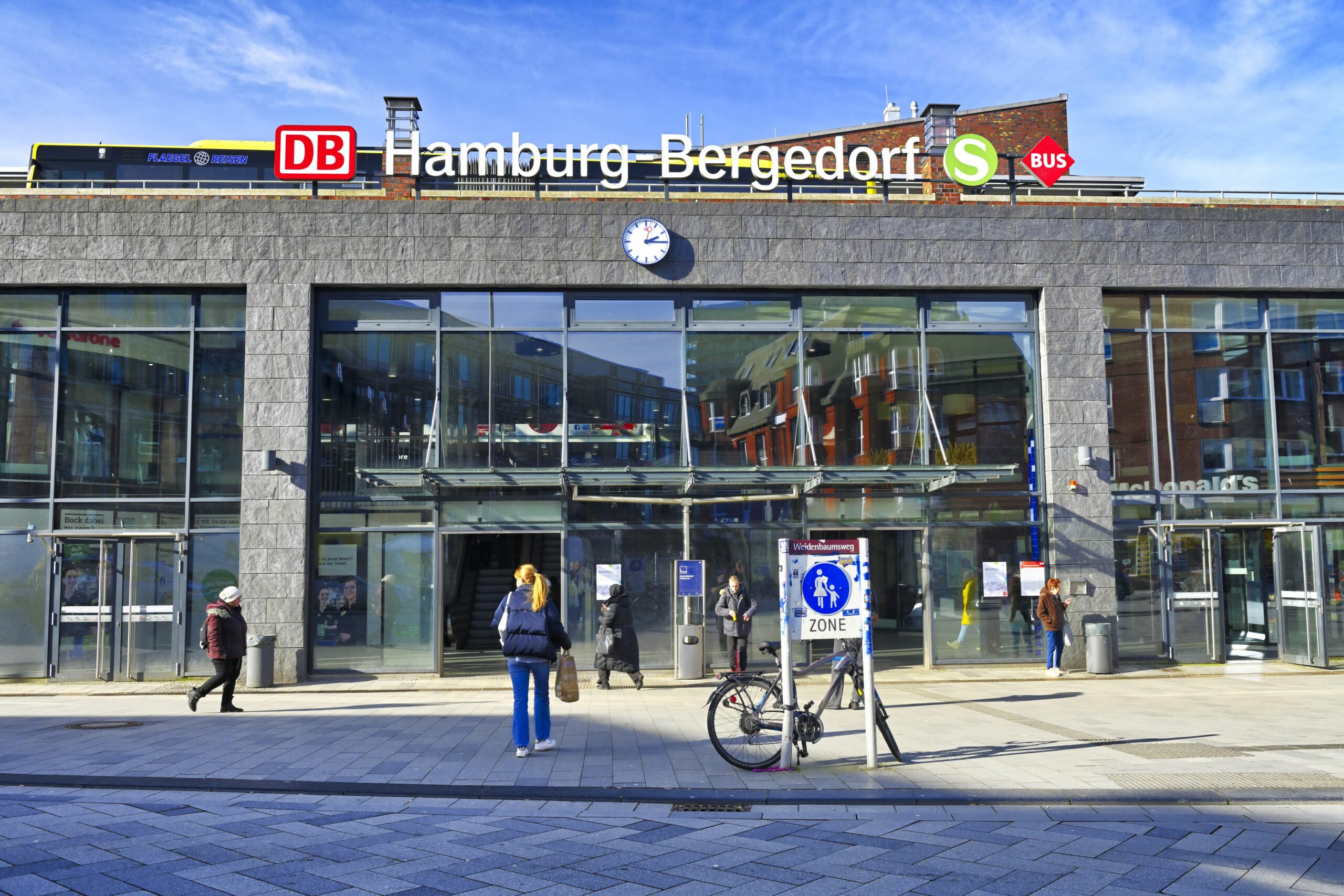 Der Bahnhof Bergedorf in Hamburg (Archivbild).
