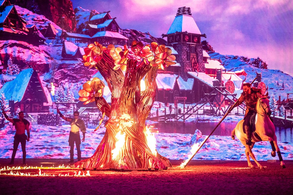 Die Show bietet einzigartige Erlebnisse.