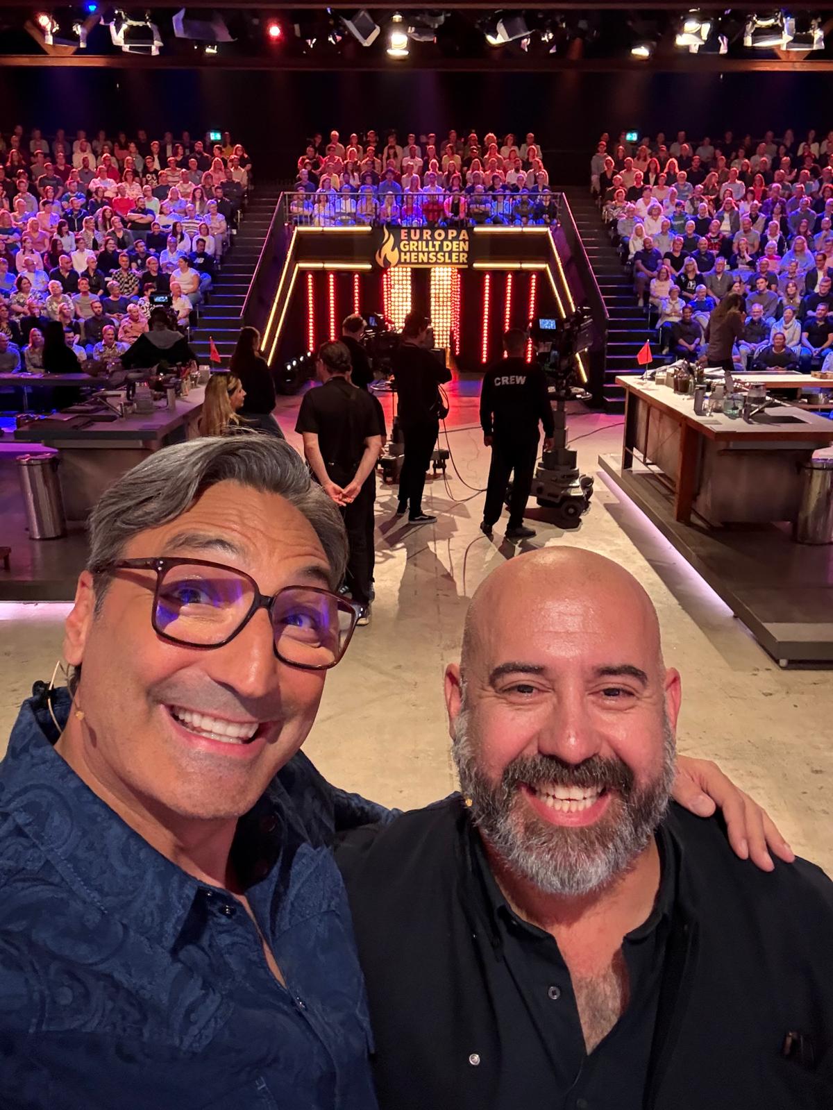 Mousse T. (l.) und Koral Elci treten gegen Steffen Henssler an.