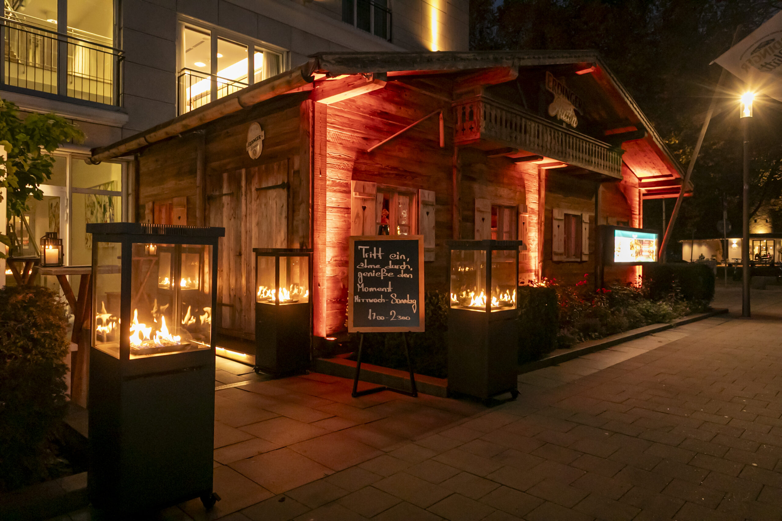 Das „Winter-Chalet“ soll an den Skiurlaub erinnern.