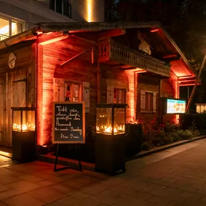 Das „Winter-Chalet“ soll an den Skiurlaub erinnern.