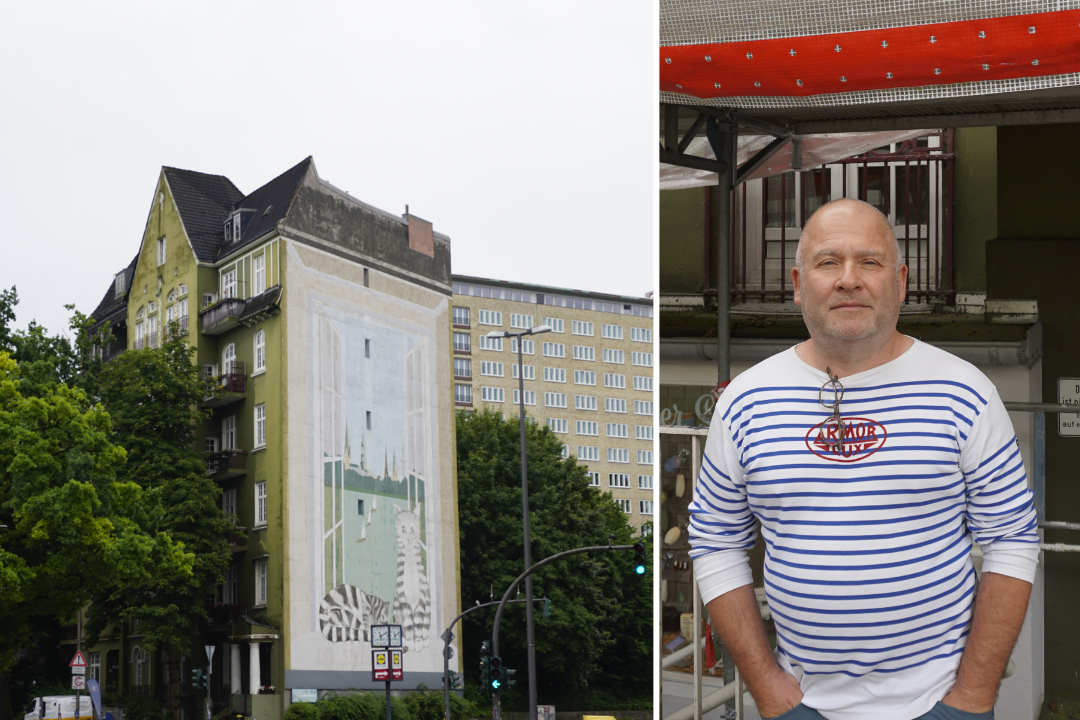 Am „Katzenhaus“ in Harvestehude soll regelmäßig Urin vor dem Eingang des „Hamburger Seifenkontors“ verschüttet werden. (Archivfotos)