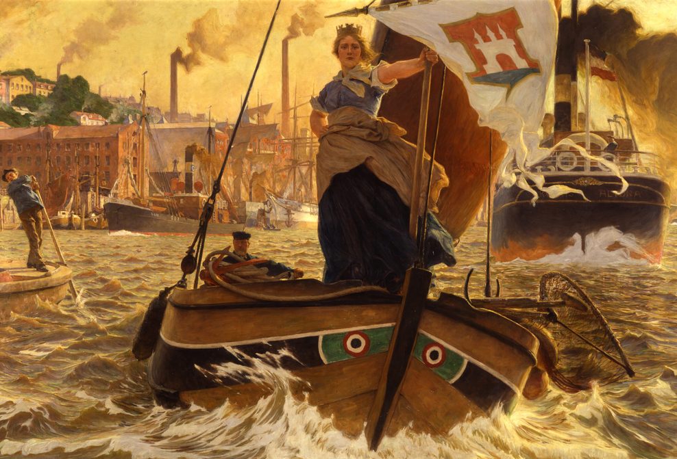 Ölgemälde „Altonia“