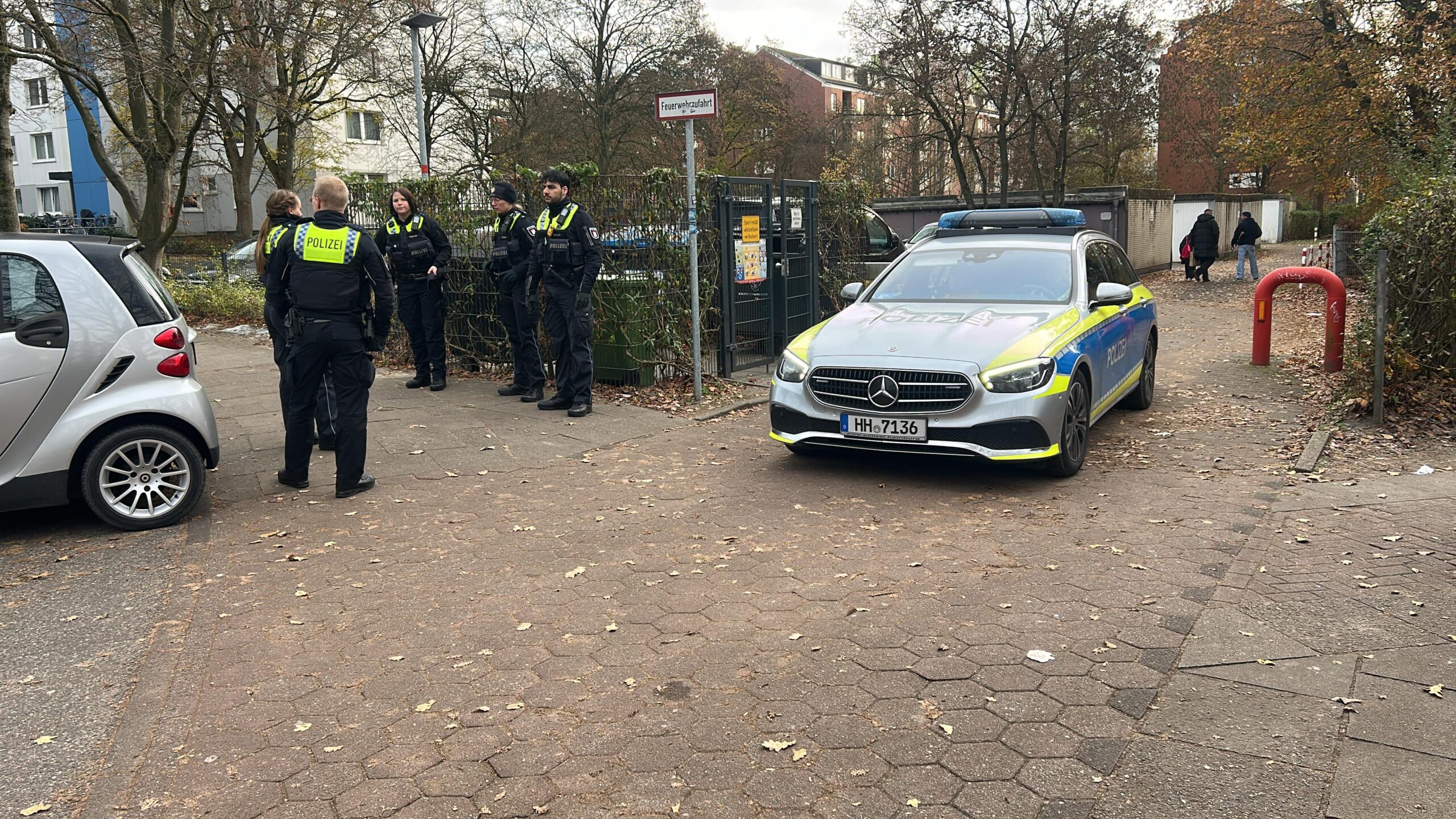 Großeinsatz der Polizei