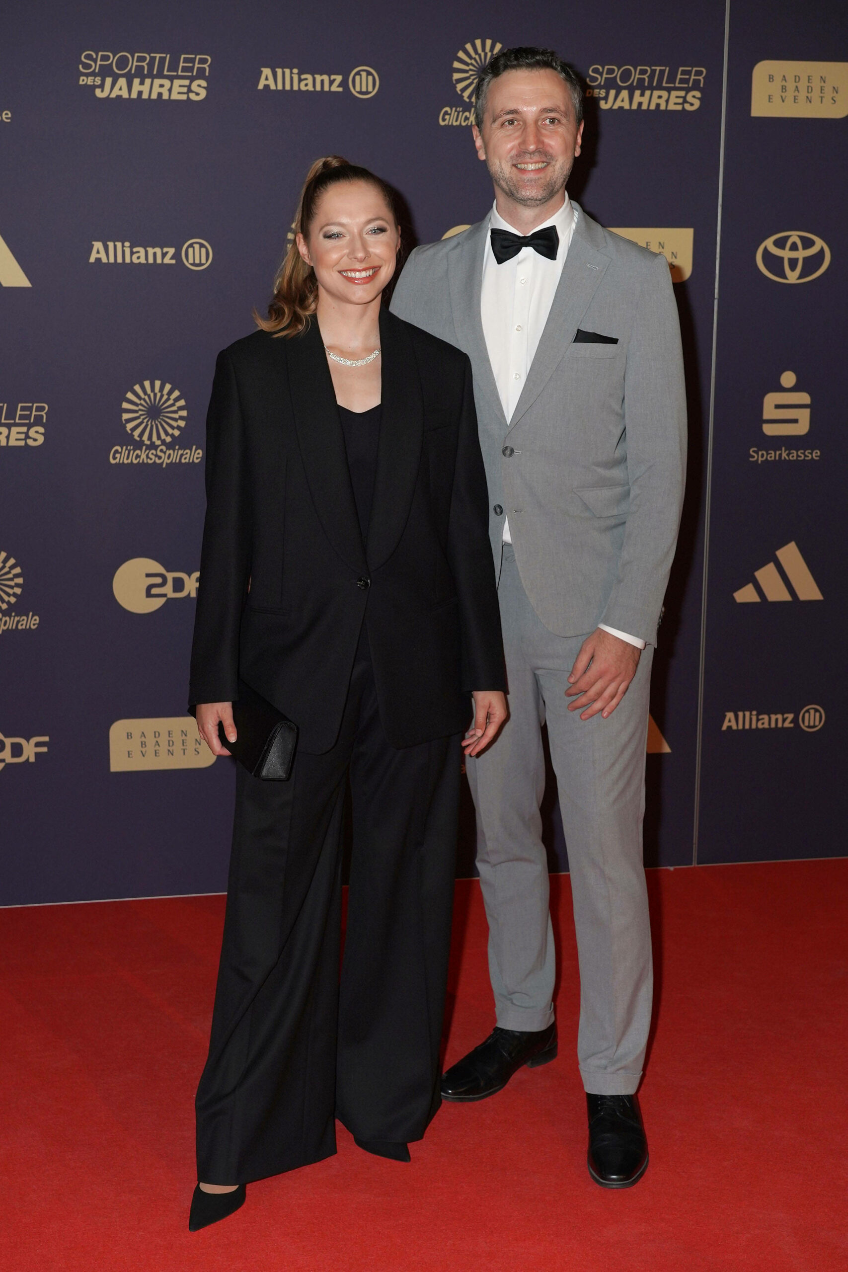 Gina Lückenkemper und ihr Freund Stefan Vogel bei der Gala Sportler des Jahres