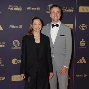 Gina Lückenkemper und ihr Freund Stefan Vogel bei der Gala Sportler des Jahres