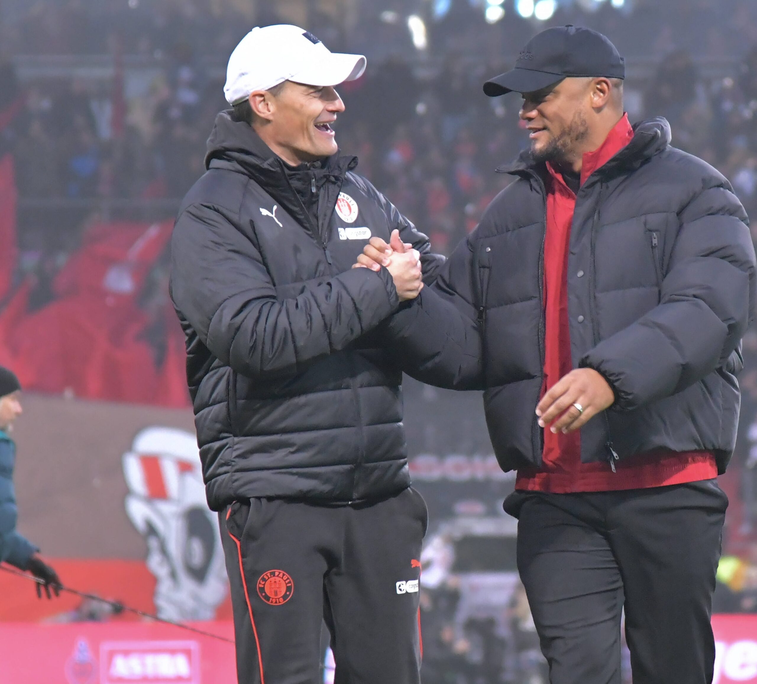 Alexander Blessin mit Vincent Kompany