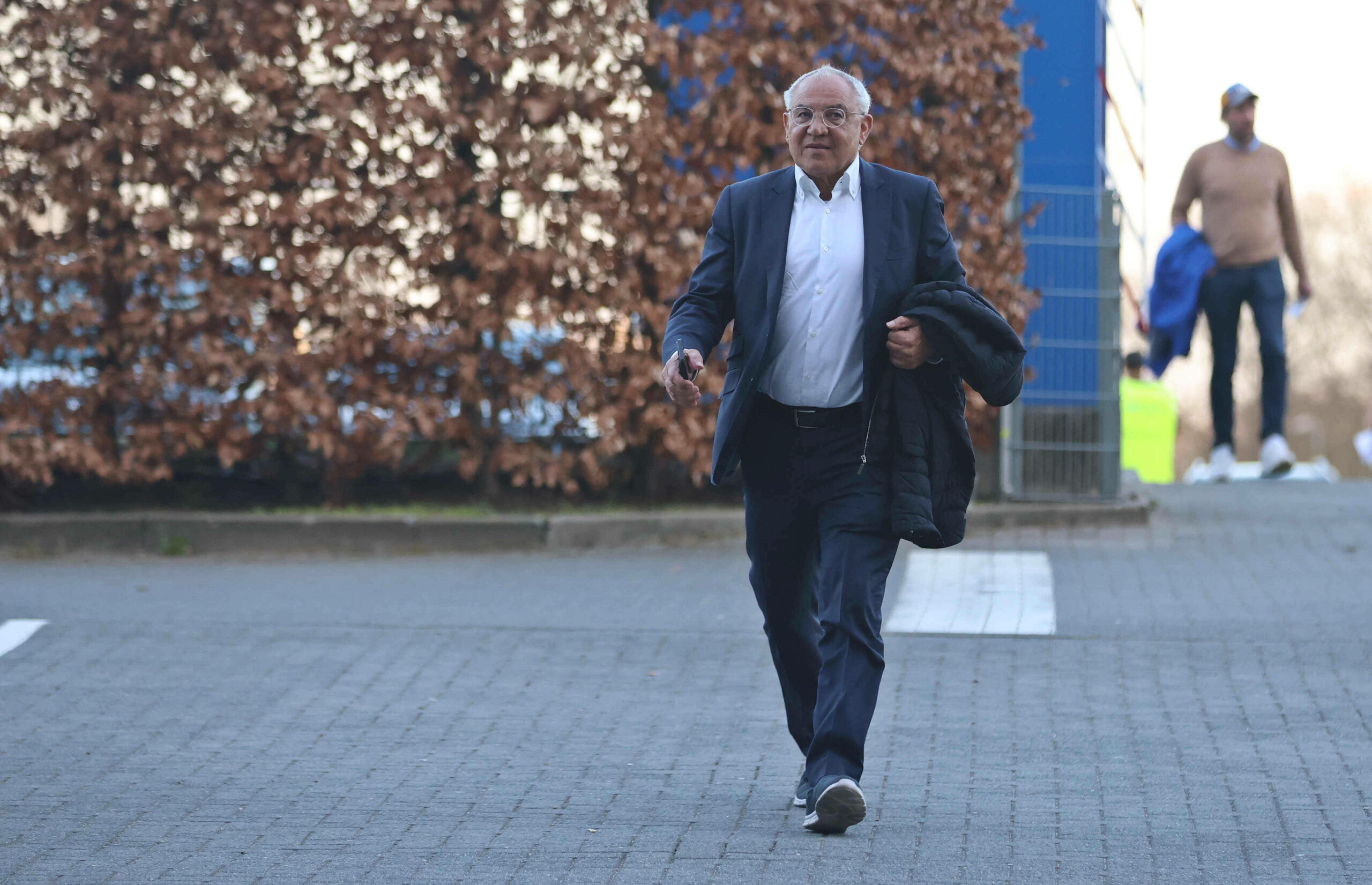Felix Magath auf dem Weg ins Volksparkstadion