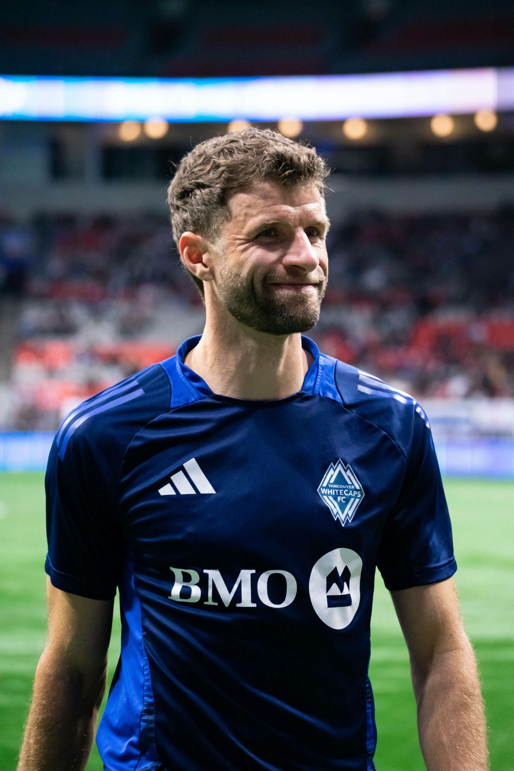 Thomas Müller bei einem Spiel von Vancouver