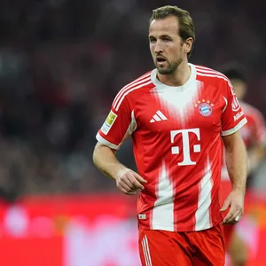 Harry Kane abwarten im Spiel gegen Leverkusen