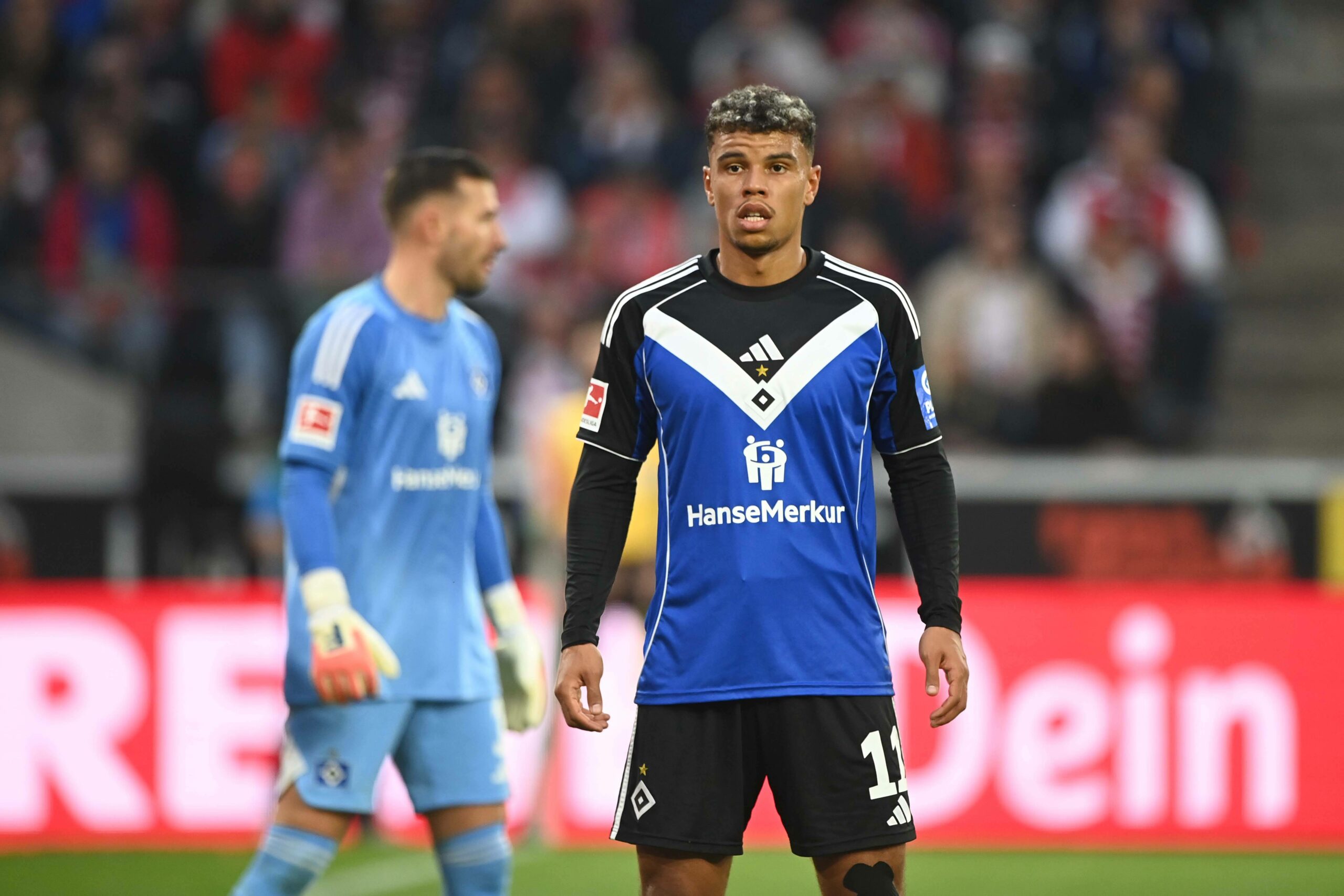 HSV-Stürmer Ransford Königsdörffer warten weiterhin auf sein erstes Bundesligator.