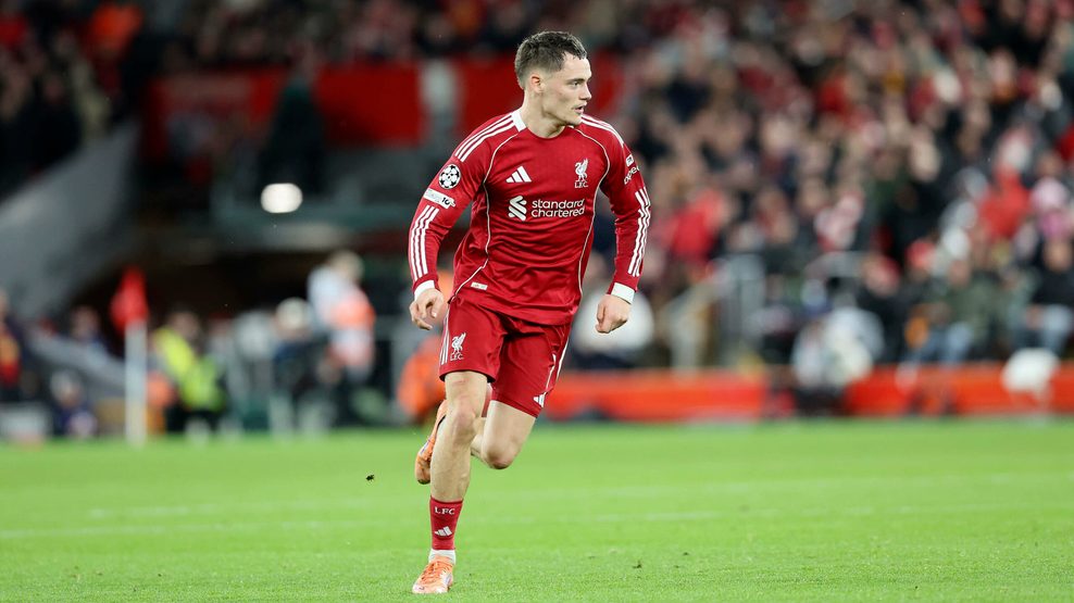 Florian Wirtz im Trikot des FC Liverpool