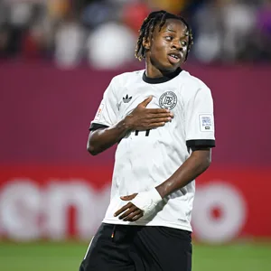 Wisdom Mike traf zur deutschen Führung, doch es reichte nicht zum Sieg.