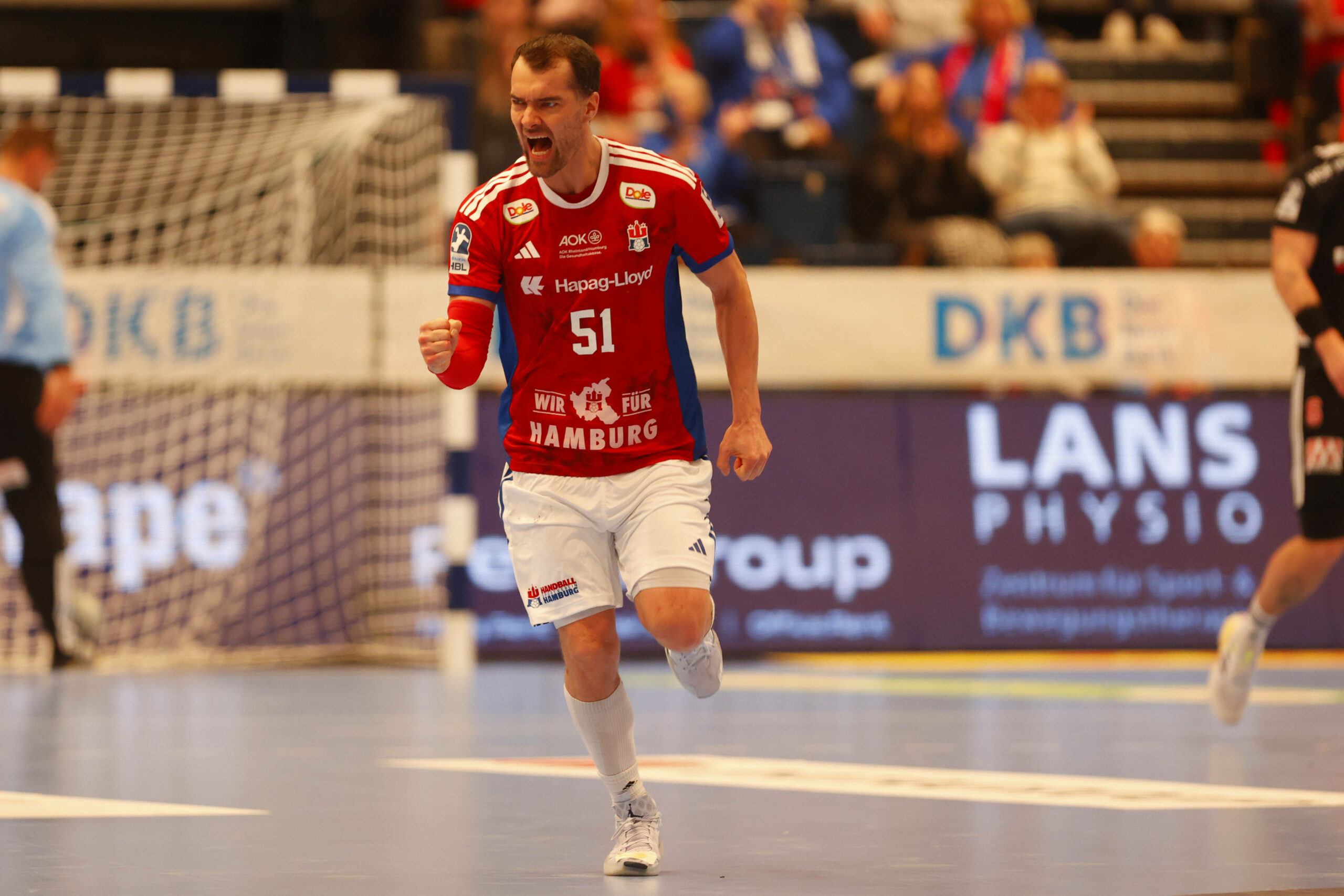 Casper Mortensen jubelt