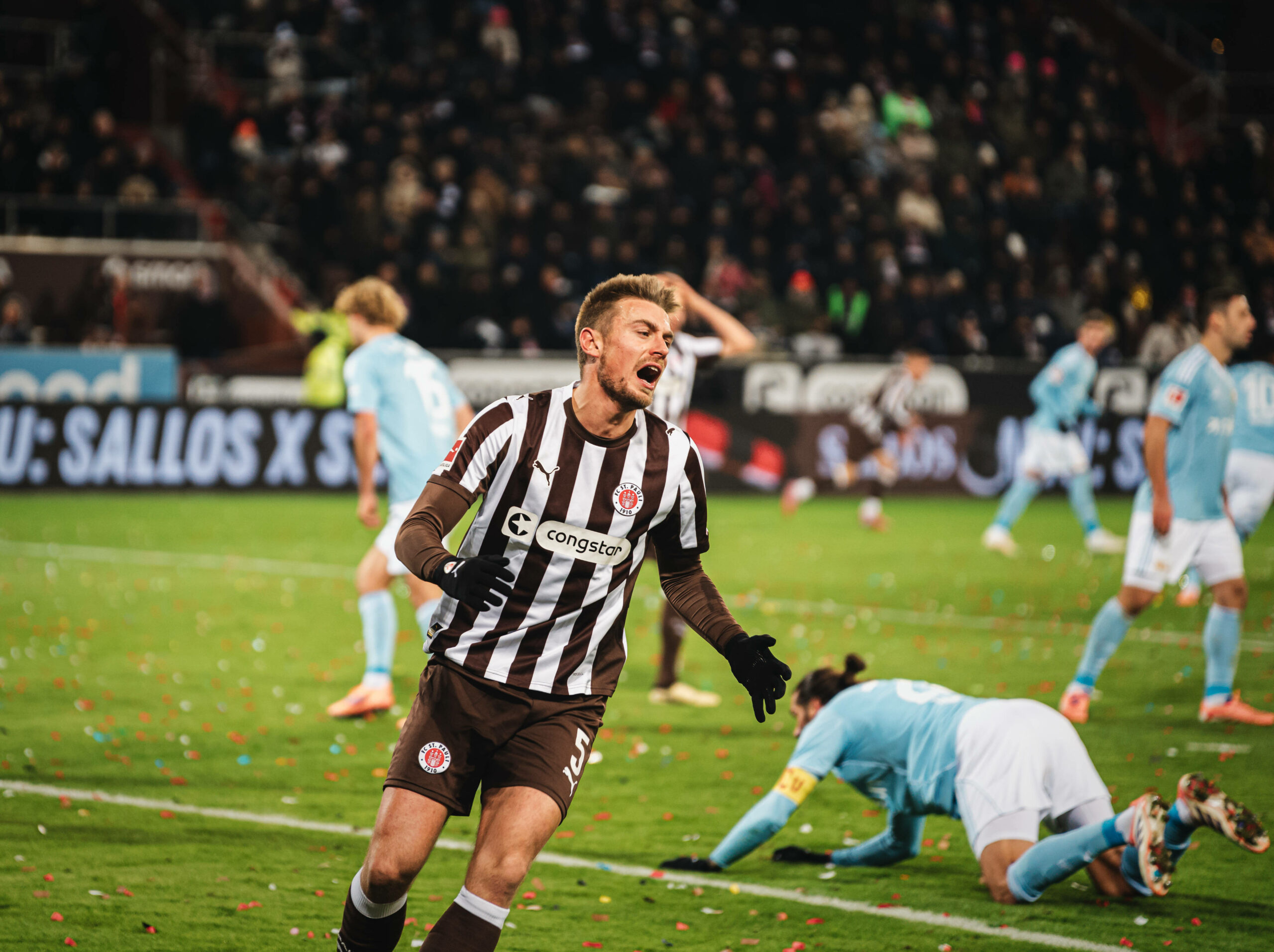 St. Paulis Hauke Wahl schreit frustriert