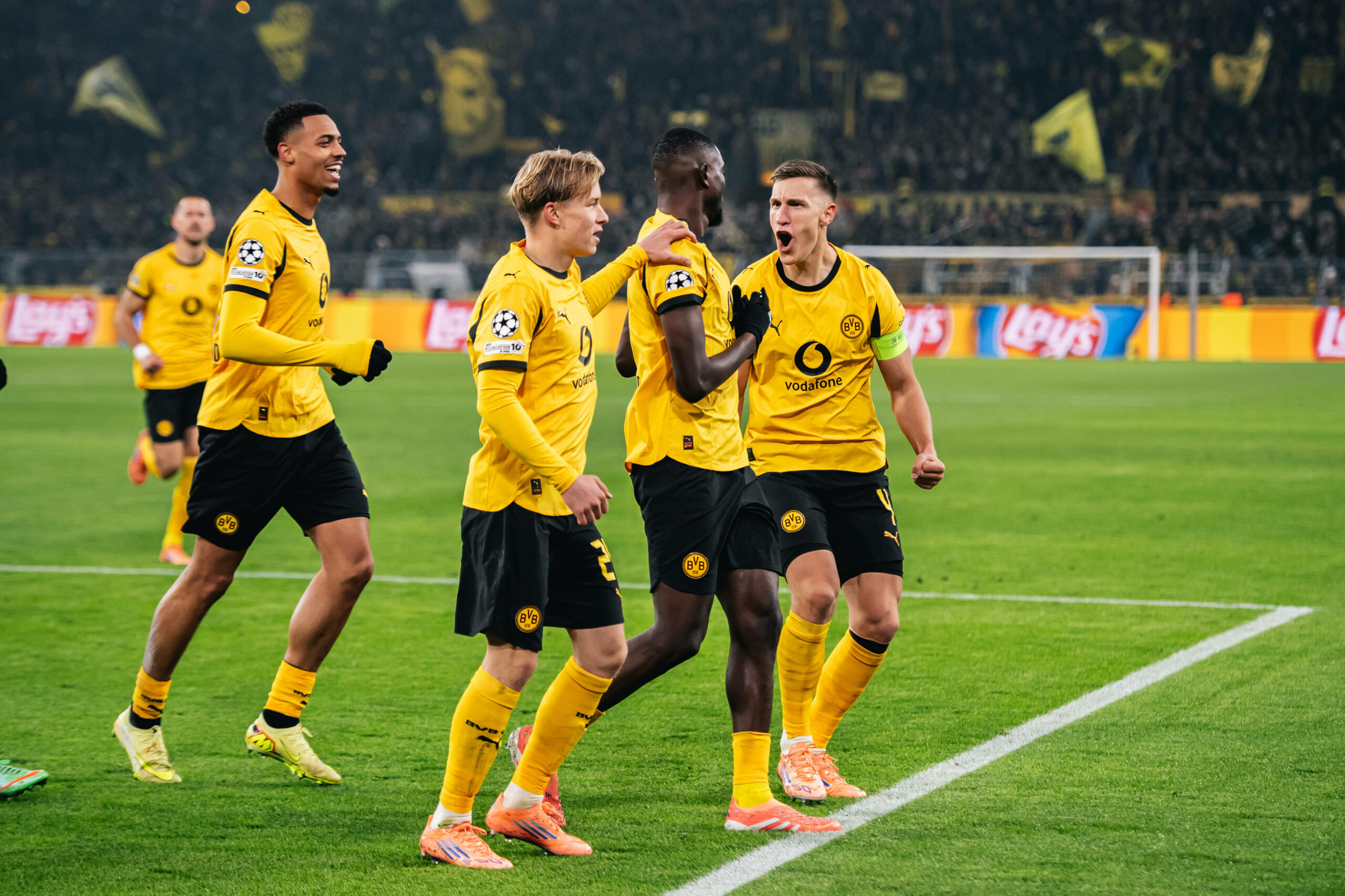 Dortmunds-Stars bejubelten gegen Villarreal gleich vier BVB-Tore.