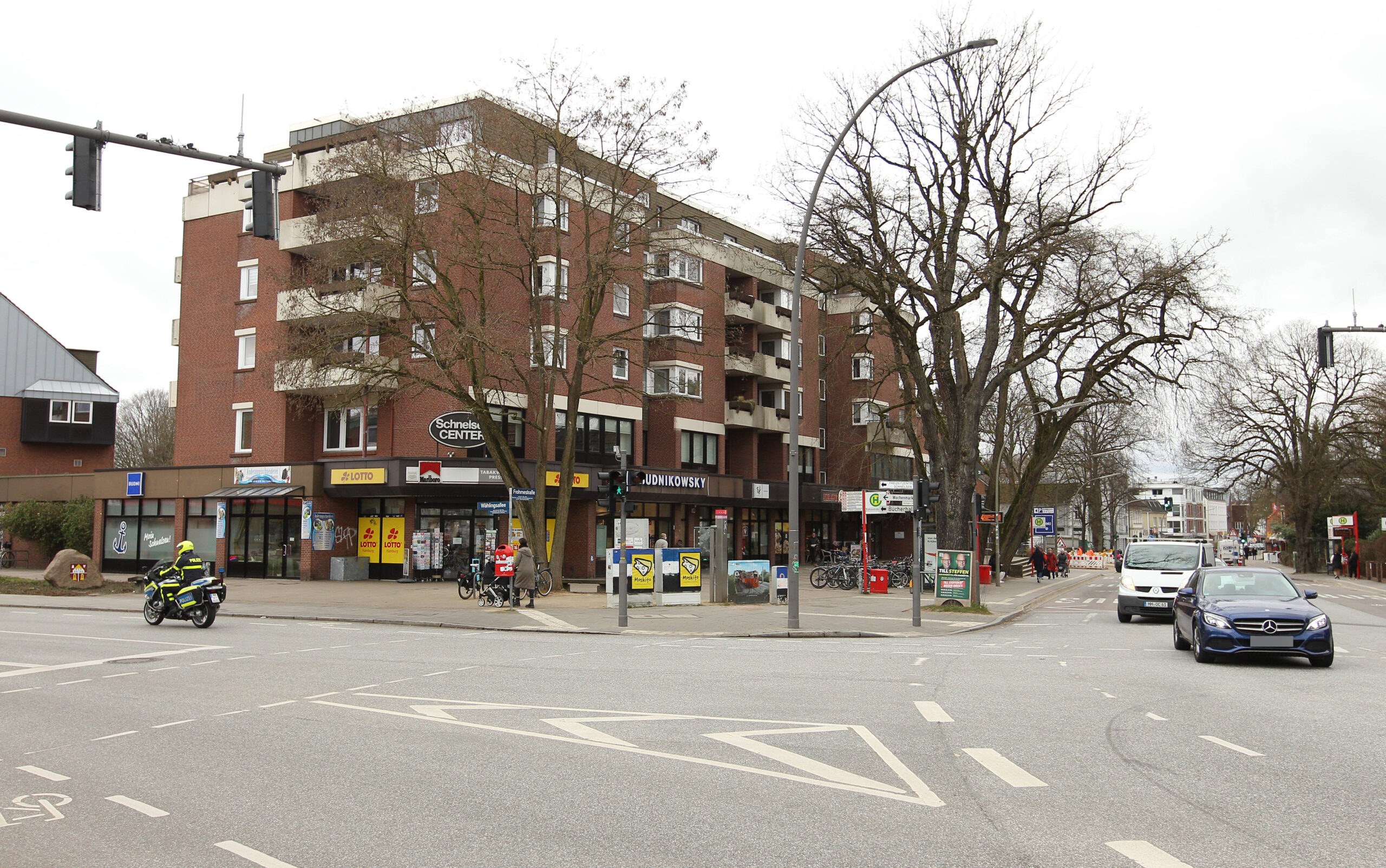 Die Frohmestraße in Schnelsen.