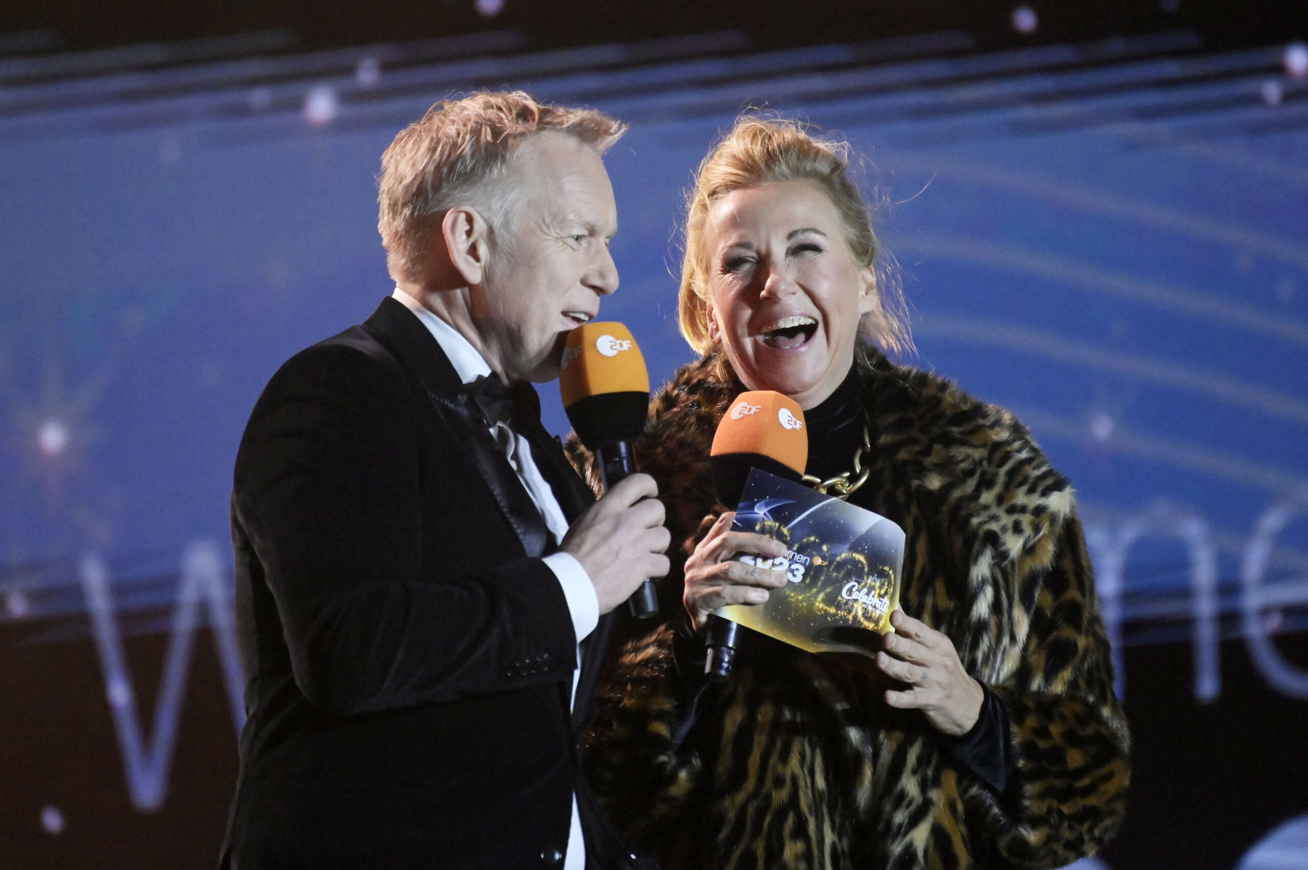 Silvester 2023: Johannes B. Kerner und Andrea Kiewel in der ZDF-Show zum Jahreswechsel.