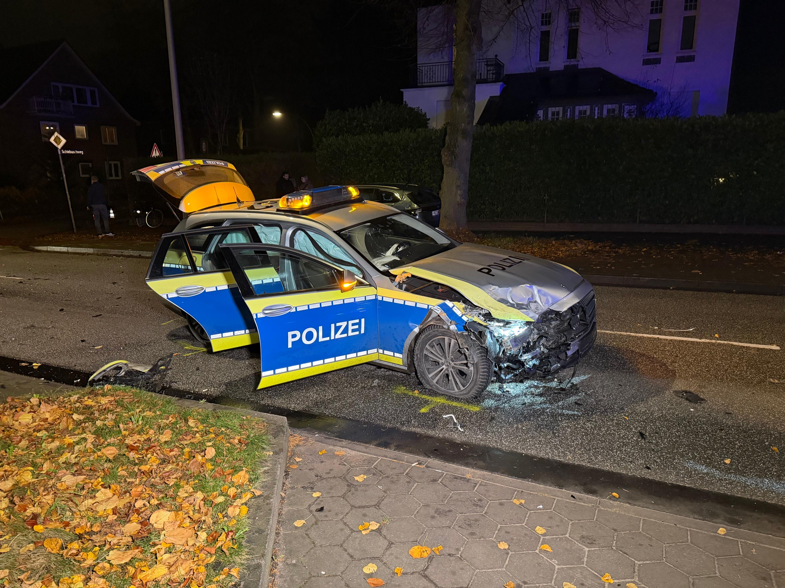 Streifenwagen Polizei Unfall