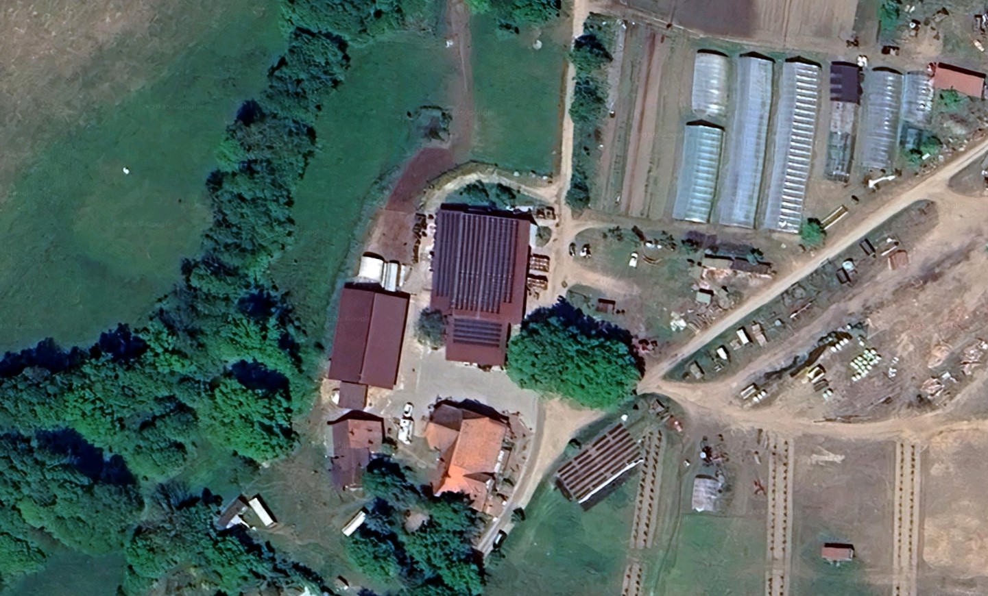 Auf diesem Hof im Landkreis Lüneburg brach das Feuer aus.