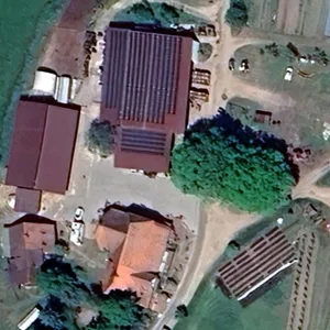 Auf diesem Hof im Landkreis Lüneburg brach das Feuer aus.