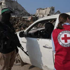 Mitarbeiterin von Hilfsorganisation