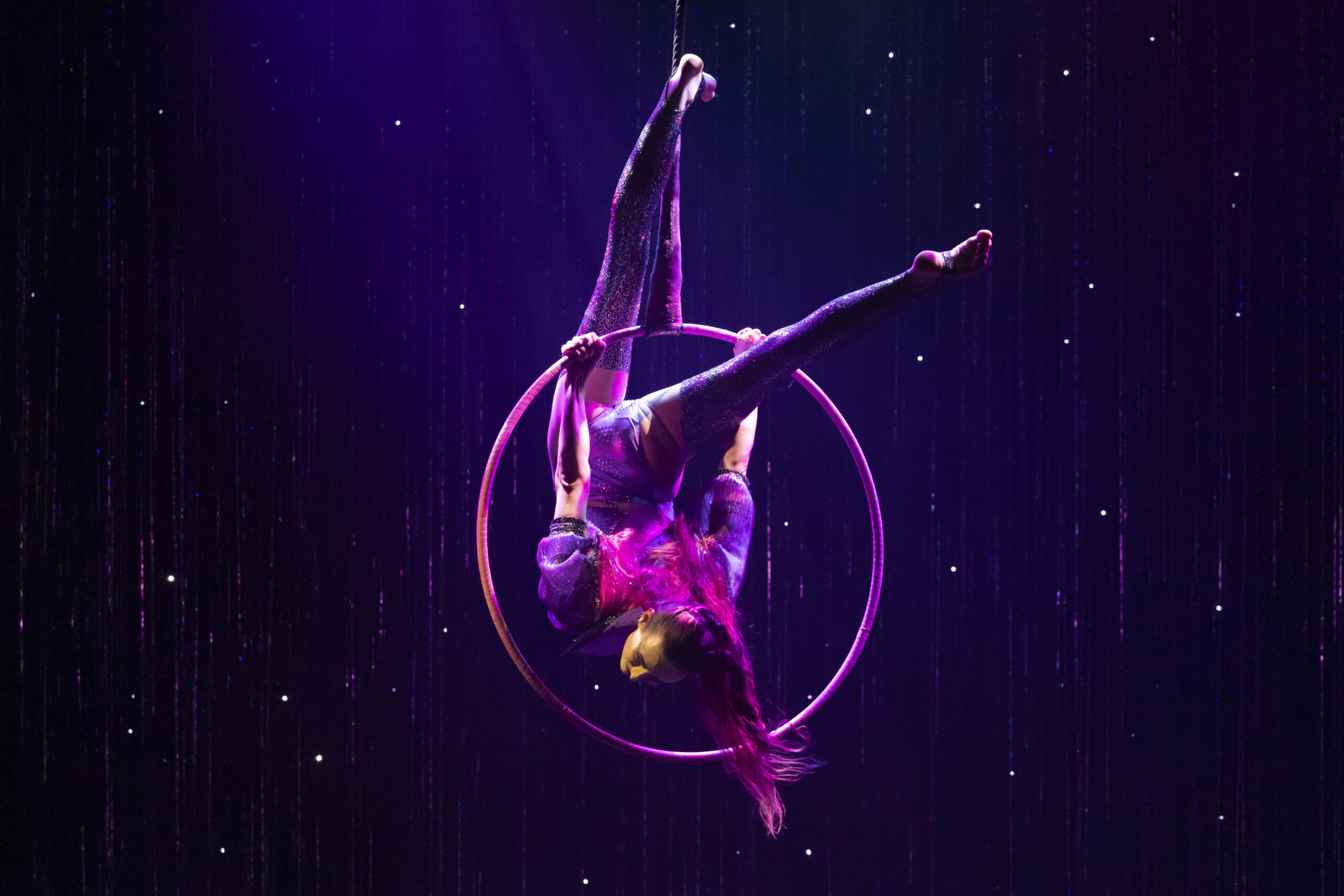 Eine Akrobatik-Künstlerin