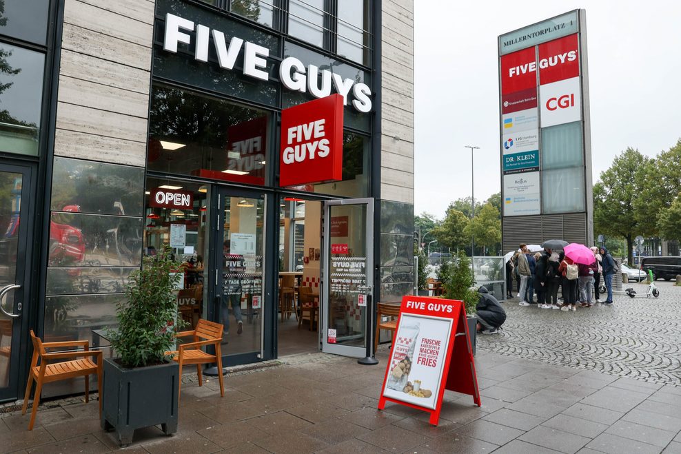 Five Guys am Millerntorplatz Reeperbahn