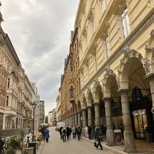 Die Colonnaden in der Hamburger Neustadt.