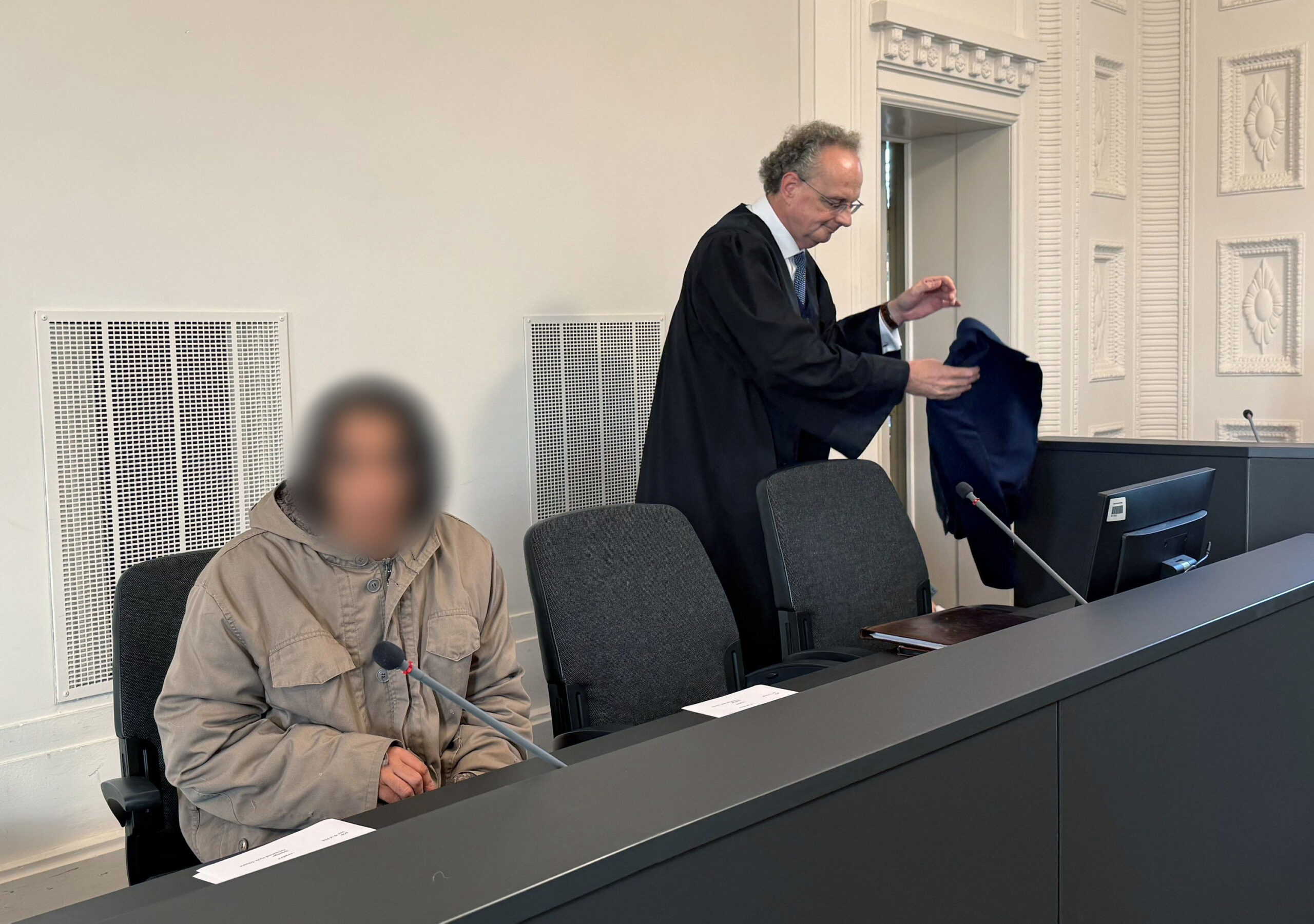 Sicherungsverfahren um Brandstiftung in Schwerin