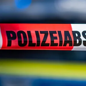 Absperrung der Polizei