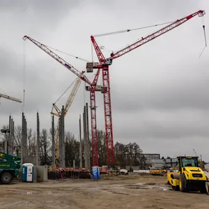 Die Baustelle für das neue Schwarz Digits Rechenzentrum