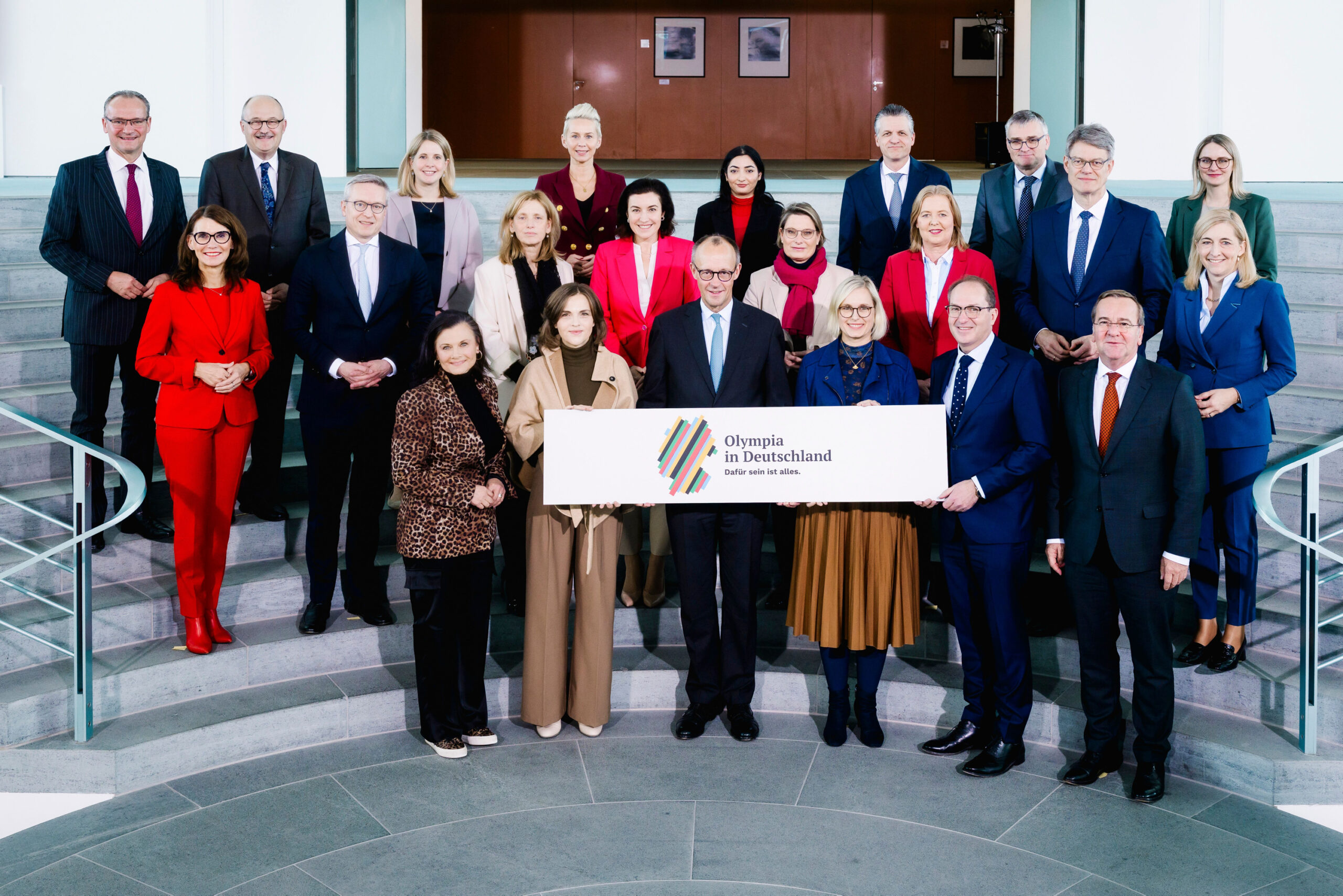 Fototermin für die Olympia-Bewerbung