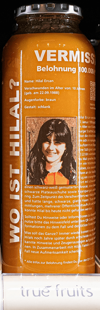 So wird auf den Smoothie-Flaschen ab sofort auf den Fall aufmerksam gemacht.