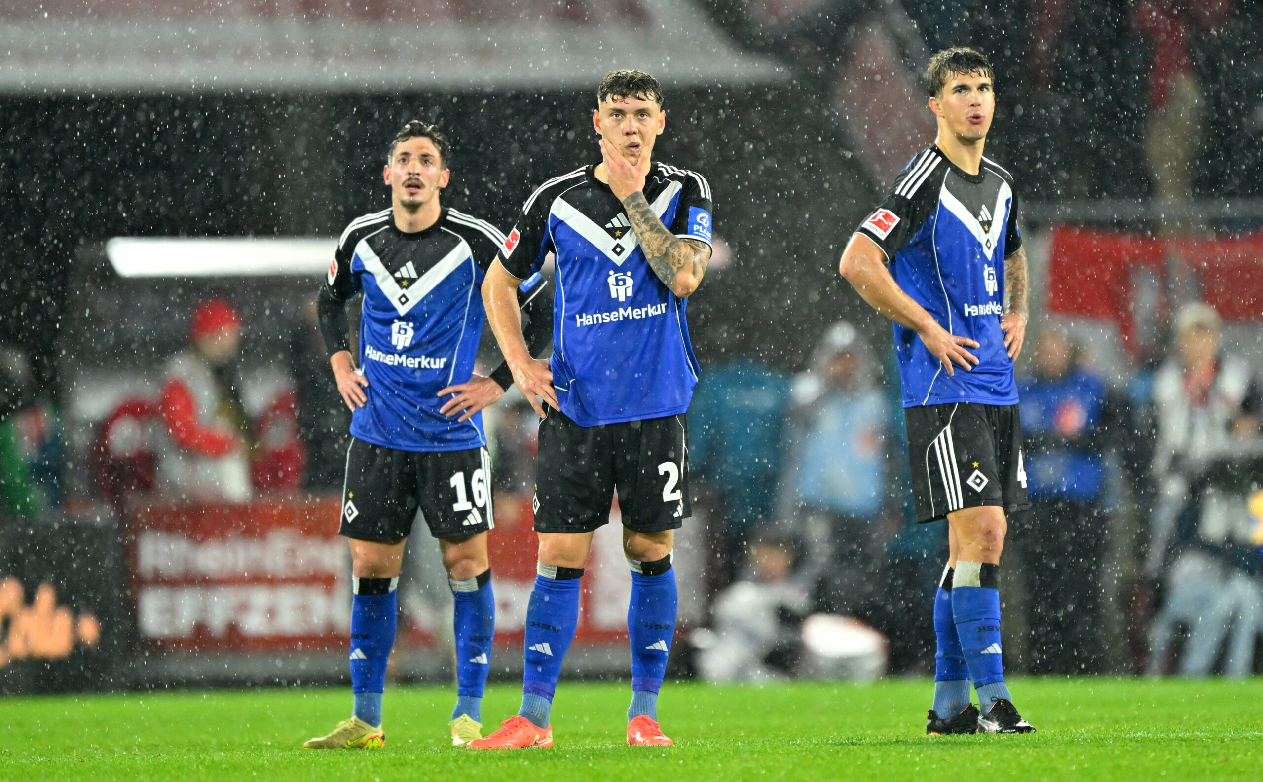 Giorgi Gocholeishvili, Nicolai Remberg, Luka Vuskovic (HSV)