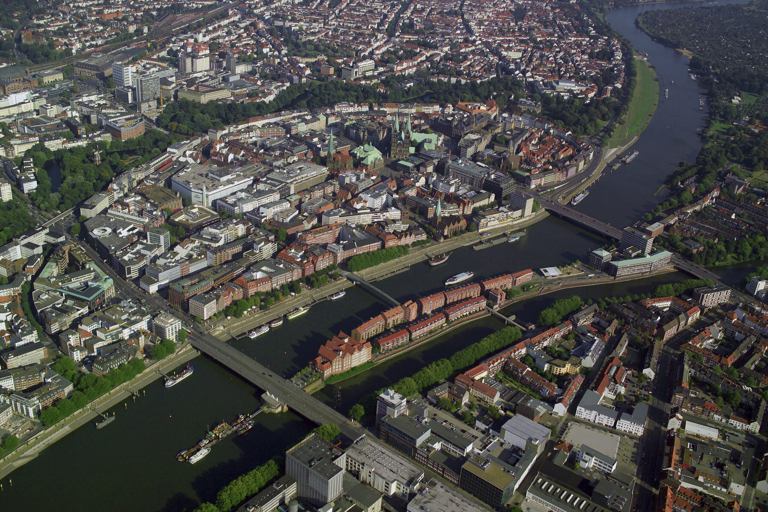 Bremen von oben.